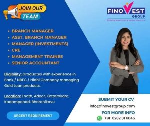 FINOVEST GROUP Recruitment