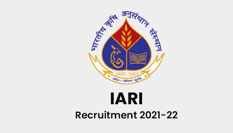 IARI Recruitment 2022
