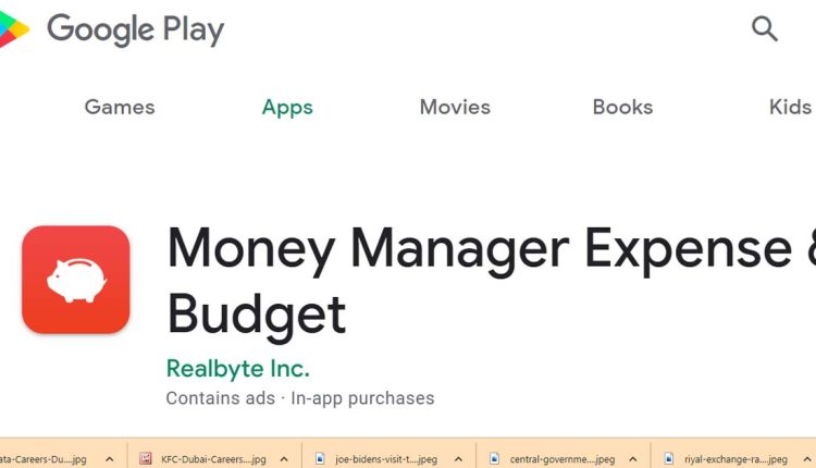 Money Manager Expense & Budget